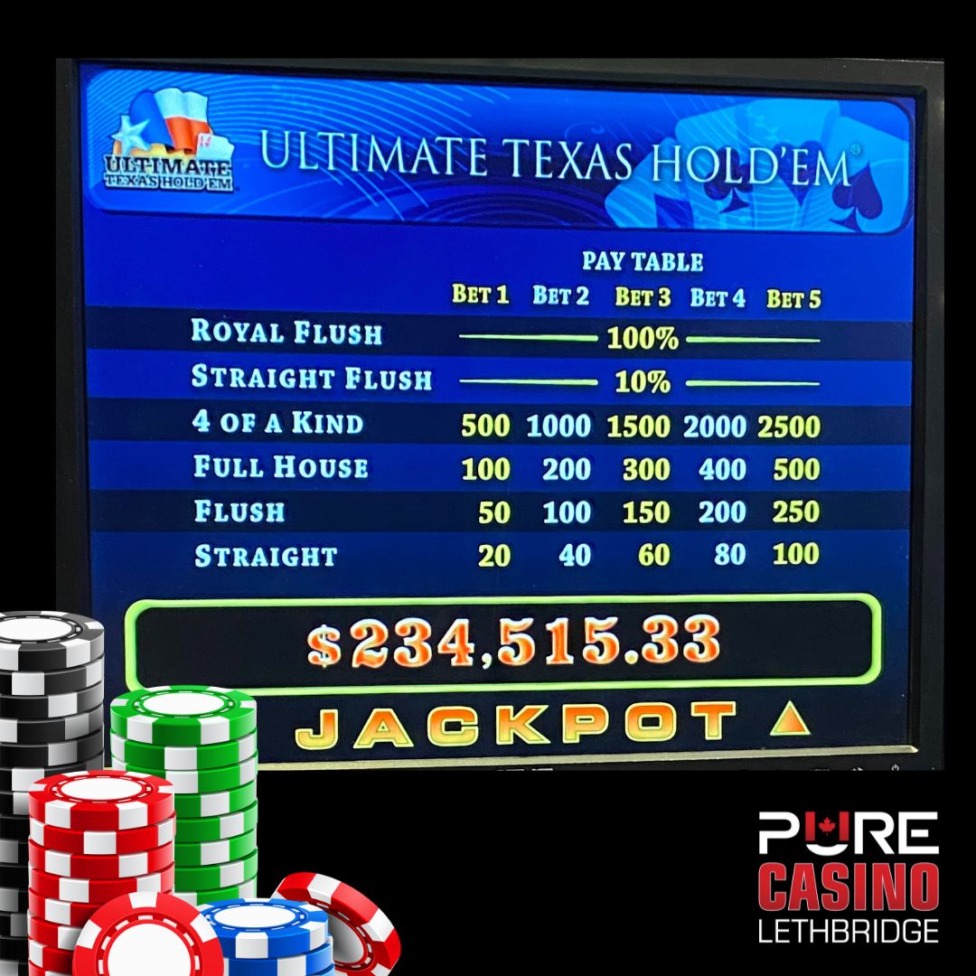 Table Games PURE Casino Lethbridge